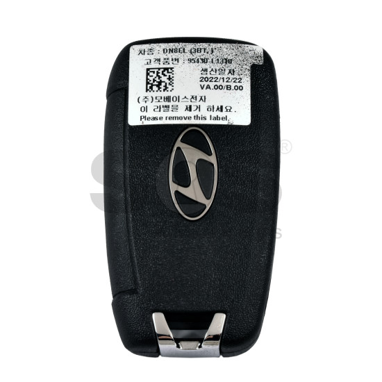 OEM Flip Key for Hyundai  Buttons:3/ Frequency:433 MHz / Transponder: No Transponder  / Part No :95430-L1310