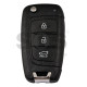 OEM Flip Key for Hyundai  Buttons:3/ Frequency:433 MHz / Transponder: No Transponder  / Part No :95430-L1310