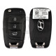 OEM Flip Key for Hyundai ACCENT 2024-2025  Buttons:3/ Frequency:433 MHz / Transponder: TIRIS RF430 (8A)   / Part No : 95430-AY000