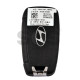 OEM Flip Key for Hyundai ACCENT 2024-2025  Buttons:3/ Frequency:433 MHz / Transponder: TIRIS RF430 (8A)   / Part No : 95430-AY000