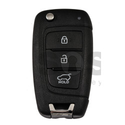 OEM Flip Key for Hyundai  Buttons:3/ Frequency:433 MHz / Transponder:  TIRIS RF430 (8A)    / Part No : 95430-T7200