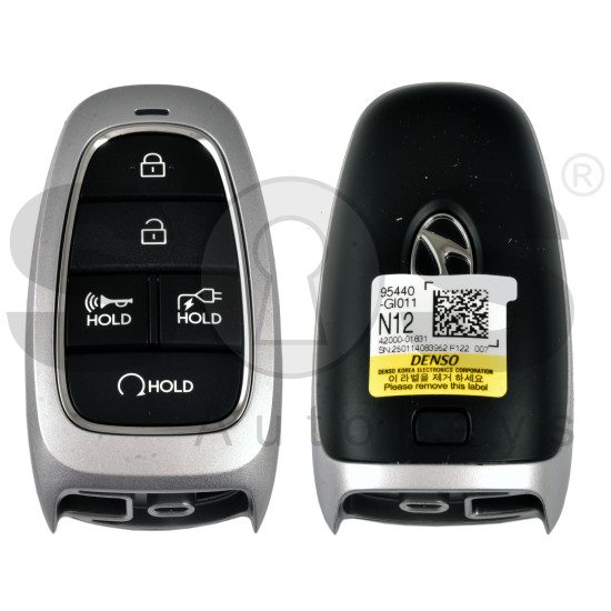 OEM Smart Key for Hyundai   IONIQ  2025  Buttons:5/ Frequency:433MHz / Transponder:   NCF29A/HITAG AES  /  Part No: 95440-GI011	/ Keyless Go / Automatic Start 