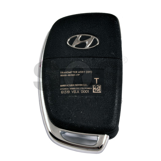 OEM Flip Key for Hyundai  Buttons:3/ Frequency:433 MHz / Transponder: TIRIS DST40 /   Part No : 95810-6D300