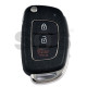 OEM Flip Key for Hyundai  Buttons:3/ Frequency:433 MHz / Transponder: TIRIS DST40 /   Part No : 95810-5M301