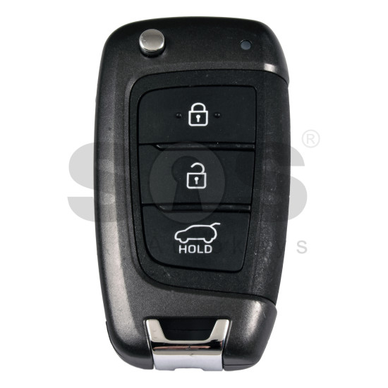OEM Flip Key for Hyundai TUCSON 2022+  Buttons:3/ Frequency:433 MHz / Transponder:  TIRIS DST40    / Part No : 95430-N9020