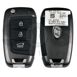 OEM Flip Key for Hyundai   Buttons:3/ Frequency:433 MHz / Transponder:  No Transponder    / Part No : 95430-L1300