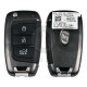 OEM Flip Key for Hyundai  AZERA  Buttons:3/ Frequency:433 MHz / Transponder: PCF7938/HITAG 3    / Part No : 95430-G8300