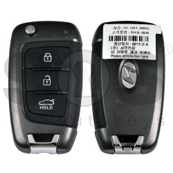 OEM Flip Key for Hyundai ACCENT   Buttons:3/ Frequency:433 MHz / Transponder:  TIRIS DST40    / Part No : 95430-J0600