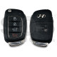 OEM Flip Key for Hyundai TUCSON 2016+   Buttons:3+1/ Frequency:433 MHz / Transponder: No Transponder /   Part No :95430-D3010