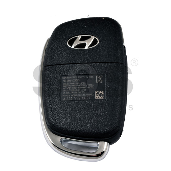 OEM Flip Key for Hyundai TUCSON 2016+   Buttons:3+1/ Frequency:433 MHz / Transponder: No Transponder /   Part No :95430-D3010