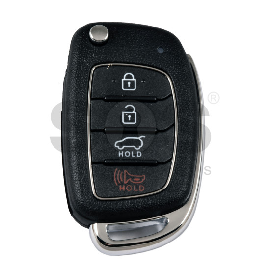 OEM Flip Key for Hyundai TUCSON 2016+   Buttons:3+1/ Frequency:433 MHz / Transponder: No Transponder /   Part No :95430-D3010
