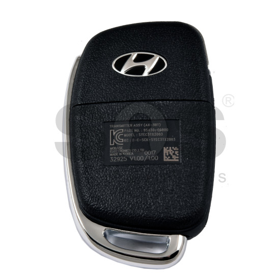 OEM Flip Key for Hyundai CASPER  2022+   Buttons:3 / Frequency:433 MHz / Transponder:  NO Transponder  /   Part No : 95430-O6000 