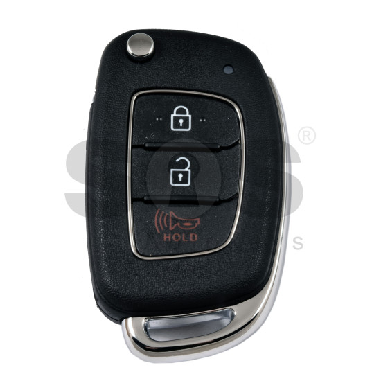OEM Flip Key for Hyundai CASPER  2023   Buttons:3 / Frequency:433 MHz / Transponder:  TIRIS RF430 (8A)  /   Part No :  95430-O6200