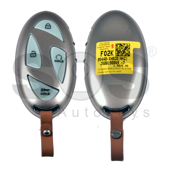 OEM Smart Key for NEXO NH2 Buttons:7 / Frequency:433MHz / Transponder: NCF29A/HITAG AES / Part No : 95440-XH020 / Keyless Go / Automatic Start OEM Smart Key for NEXO NH2 Buttons:7 / Frequency:433MHz / Transponder: NCF29A/HITAG AES / Part No : 95440-XH020 / Keyless Go / Automatic Start