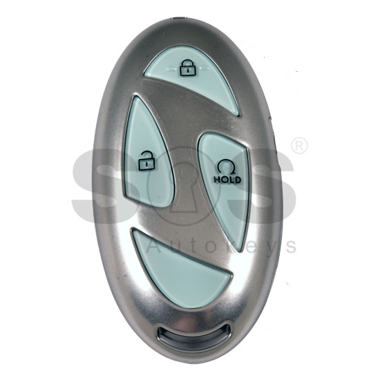OEM Smart Key for KONA 2024+ Buttons:4 / Frequency:433MHz / Transponder: NCF29A/HITAG AES / Part No : 95440-BF060 / Keyless Go / Automatic Start OEM Smart Key for KONA 2024+ Buttons:4 / Frequency:433MHz / Transponder: NCF29A/HITAG AES / Part No : 95440-BF060 / Keyless Go / Automatic Start