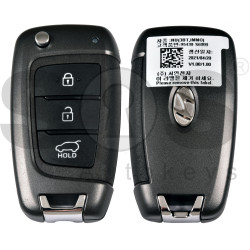 OEM Flip Key for Hyundai IX35 Buttons:3/ Frequency:433 MHz / Transponder:  PCF7938/HITAG 3    / Part No : 95430-S6000