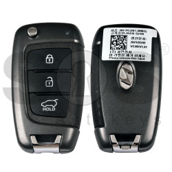 OEM Flip Key for Hyundai IX35 Buttons:3/ Frequency:433 MHz / Transponder:  PCF7938/HITAG 3    / Part No :  95430-S6100