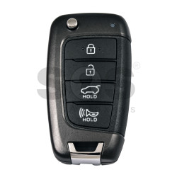 OEM Flip Key for Hyundai ELANTRA 2020+ Buttons:4 / Frequency:433 MHz / Transponder:  TIRIS DST40 / Blade signature: / Part No 95430-G3000	