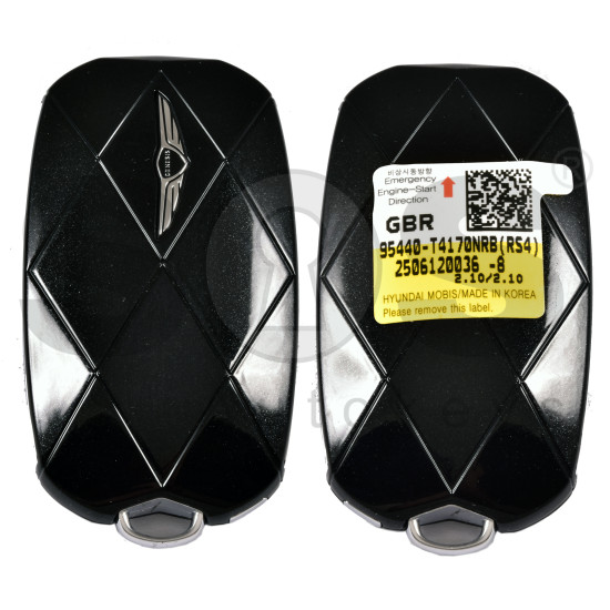 OEM Smart Key for Hyundai Genesis G90 2025 Buttons:7/ Frequency:433MHz / Transponder:NCF29A/HITAG AES / Part No: 95440-T4170NRB / Keyless Go / Automatic Start OEM Smart Key for Hyundai Genesis G90 2025 Buttons:7/ Frequency:433MHz / Transponder:NCF29A/HITAG AES / Part No: 95440-T4170NRB / Keyless Go / Automatic Start