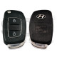 OEM Flip Key for Hyundai VERNA  Buttons:2/ Frequency:433 MHz / Transponder: No Transponder /   Part No : 95430-D0500