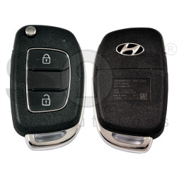 OEM Flip Key for Hyundai VERNA   Buttons:2 / Frequency:433 MHz / Transponder: PCF7938/HITAG 3    /   Part No : 95430-D0600