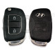 OEM Flip Key for Hyundai VERNA   Buttons:2 / Frequency:433 MHz / Transponder: PCF7938/HITAG 3    /   Part No : 95430-D0600
