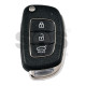OEM Flip Key for Hyundai IX25 2017+   Buttons:3 / Frequency:433 MHz / Transponder: TIRIS DST40  /   Model : RKE-4F17 