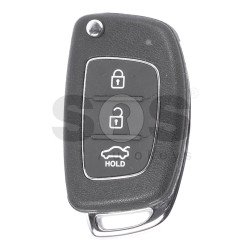 OEM Flip Key for Hyundai Tucson / IX35 2014+ Buttons:3 / Frequency:433MHz / Transponder:PCF 7936/ ID46/ HITAG2 / Blade signature:HY22 / Immobiliser System:Immobiliser Box / Part No:95430-C7600/ RKE-4F08/ 95430-2S750