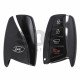 ORIGINAL Smart Key for Hyundai Buttons:3+1 / Frequency:433 MHz / Transponder:Tiris DST AES / Blade signature:HY22/HYU-45 / Part No:B35HGTC300/B35HGW04865/B35HGX0243/B35HGK0000/95440-3V036/95440-3V030/  Keyless Go