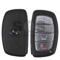 OEM Smart Key for Hyundai I-40 Buttons:3+1 / Frequency:433MHz / Transponder:TIRIS DST AES/128-Bit / Blade signature:HY22 / Part No: 43314-C051619/ 95440-3Z001 / Keyless Go