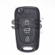 OEM Flip Key for Hyundai Buttons:3 / Frequency:433MHz / Transponder:PCF 7936 / Blade signature:Y-6DP1 / Immobiliser System:Immobiliser Box / Part No:OKA-186T/ N032