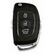 OEM Flip Key for Hyundai Santa FE  2013+ Buttons:3 / Frequency:433 MHz / Transponder: TIRIS DST80  / Part No: 95430-2W400/2W401 /  Manufacture: Hyundai Mobis