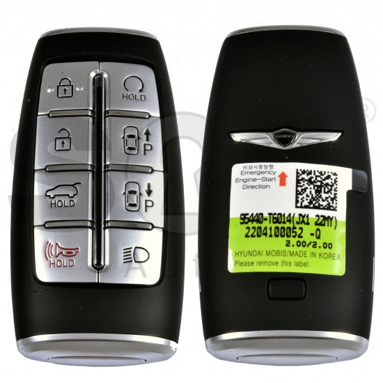 OEM Smart Key for Hyundai Genesis GV80 2022 Buttons:7+1P / Frequency:433MHz / Transponder:NCF29A/HITAG 3 /  Part No:  95440-T6014	/ Keyless Go / AUTOMATIC START 