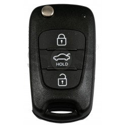 OEM Flip Key for Hyundai Elantra 2013 Buttons:3 / Frequency:433MHz / Transponder:PCF 7936/ HITAG2 / Part.No : 95430-3X100