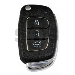 OEM Flip Key for Hyundai Accent   Buttons:3 / Frequency:433MHz / Transponder:TIRIS DST 80 / Part No: 95430-H5600