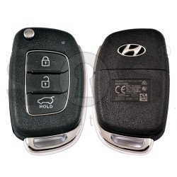 OEM Flip Key for Hyundai I10 2016-2019 Buttons:2  / Frequency:433 MHz / Transponder:PCF7939M/HITAG AES /   Part No 95430-K7000