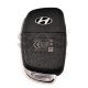 OEM Flip Key for Hyundai I10 2016-2019 Buttons:2  / Frequency:433 MHz / Transponder:PCF7939M/HITAG AES /   Part No 95430-K7000