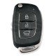 OEM Flip Key for Hyundai I10 2016-2019 Buttons:2  / Frequency:433 MHz / Transponder:PCF7939M/HITAG AES /   Part No 95430-K7000