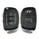 OEM Flip Key for Hyundai  GRAND I10 2016-2019 Buttons:2  / Frequency:433 MHz / Transponder:PCF7939M/HITAG AES /   Part No 95430-K6500