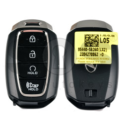 OEM Smart Key for Hyundai   PALISADE 2022 Buttons:3+1 / Frequency:433MHz / Transponder:  NCF29A/HITAG3    Part No: 95440-S8360	/ Keyless Go / 