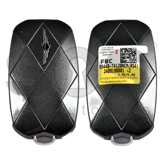 OEM Smart Key for Hyundai Genesis G90 2024+ Buttons:6+1/ Frequency:433MHz / Transponder: NCF29A/HITAG 3/ Part No: 95440-T4120NCM / Keyless Go / Automatic Start OEM Smart Key for Hyundai Genesis G90 2024+ Buttons:6+1/ Frequency:433MHz / Transponder: NCF29A/HITAG 3/ Part No: 95440-T4120NCM / Keyless Go / Automatic Start