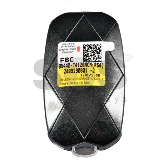 OEM Smart Key for Hyundai Genesis G90 2024+ Buttons:6+1/ Frequency:433MHz / Transponder: NCF29A/HITAG 3/ Part No: 95440-T4120NCM / Keyless Go / Automatic Start OEM Smart Key for Hyundai Genesis G90 2024+ Buttons:6+1/ Frequency:433MHz / Transponder: NCF29A/HITAG 3/ Part No: 95440-T4120NCM / Keyless Go / Automatic Start