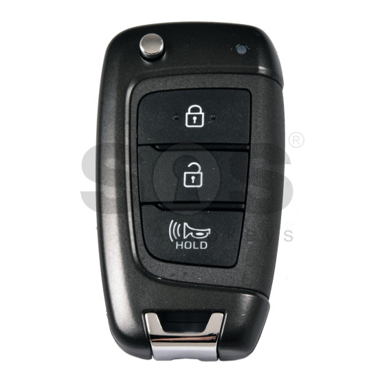 OEM Flip Key for Hyundai  KONA 2022  Buttons:2+1/ Frequency:433 MHz / Transponder:TIRIS DST40    / Part No :  95430-J9400