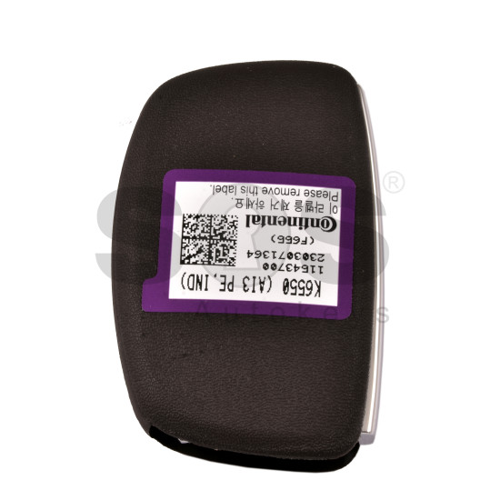 OEM Smart Key for Hyundai  GRAND I10 2023 Buttons:3/ Frequency: 433MHz / Transponder:    NCF29A/HITAG AES    / Part No:95440-K6550 	/ Keyless Go 