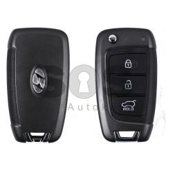 OEM Flip Key for Hyundai I30 2017+ Buttons:3 / Frequency:433 MHz / Transponder:4D60 80-Bit / Blade signature:VA2(Pre-Cut Blade) / Part No 95430-G3200