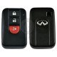 OEM Smart Key for Infiniti FX35 2003-2004 Buttons:2+1P / Frequency:434MHz / Transponder:HITAG2/4D60/7936 /  Part No:285E3-CG025