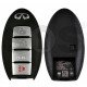 OEM Smart Key for Infiniti G37 2010 Buttons:3+1P / Frequency:434MHz / Transponder: PCF7952/HITAG2 / Blade signature:NSN14 /Part No: 285E3-JL38A		