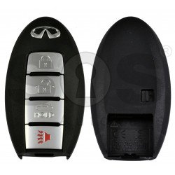 OEM Smart Key for Infiniti M37 2012 Buttons:3+1P / Frequency:434MHz / Transponder: PCF7952/HITAG3 / Blade signature:NSN14 /Part No: 285E3-1MP0D