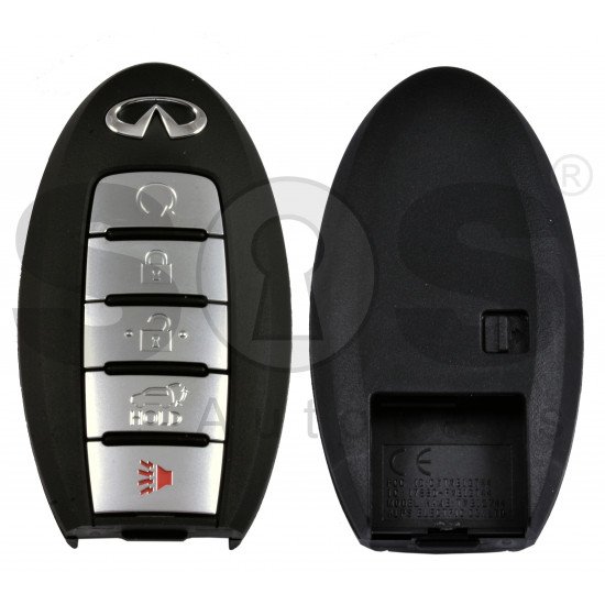 OEM Smart Key for Infiniti QX80 Q56 2014 Buttons:4+1P / Frequency:434MHz / Transponder: PCF7952/HITAG3 / Blade signature:NSN14 /Part No: 285E3-1LA5A	/ Automatic Start 		
