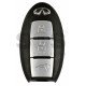 OEM Smart Key for Infiniti JX 2013 Buttons:3 / Frequency:434MHz / Transponder: PCF7952/HITAG3  / Blade signature:NSN14 /Part No: 285E3-9NB3A